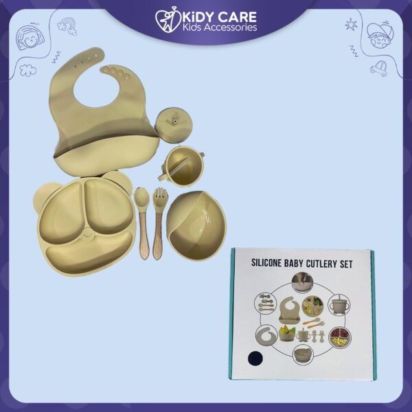 طقم تغدية متكامل من السيليكون